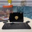 Dolce & Gabbana Medium Devotion Shoulder Bag in Velvet Black 2019
