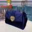 Dolce & Gabbana Medium Devotion Shoulder Bag in Velvet Blue 2019