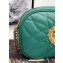 Dolce & Gabbana Devotion Camera Bag in Quilted Nappa Leather Green 2019