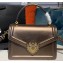 Dolce & Gabbana Medium Devotion Top Handle Bag in Mordore Nappa Leather Bronze 2019