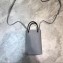 Balenciaga North-South Mini Shopping Phone Holder Bag Gray