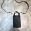 Balenciaga North-South Mini Shopping Phone Holder Bag Black
