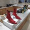 Balenciaga Heel 8.5cm Lace-up Ankle Boots Red 2020