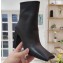 Balenciaga Heel 8.5cm Square Toe Ankle Boots Black 2020