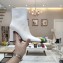 Balenciaga Heel 8.5cm Square Toe Ankle Boots White 2020