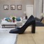 Balenciaga Heel 8.5cm Square Toe Pumps Black 2020