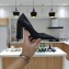 Balenciaga Heel 8.5cm Square Toe Pumps Black 2020