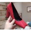 Balenciaga Heel 8.5cm Square Toe Pumps Red 2020