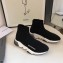 Balenciaga Knit Sock Speed Trainers Sneakers Black/Clear Cushioning Sole