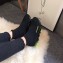 Balenciaga Knit Sock Speed Trainers Sneakers Black/Fluo Yellow Cushioning Sole