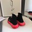 Balenciaga Knit Sock Speed Trainers Sneakers Black/Red Sole
