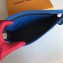 Louis Vuitton Malletier Pochette Voyage Bag Taiga leather Cobalt Blue M30399