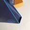 Louis Vuitton Malletier Pochette Voyage Bag Taiga leather Navy Blue M30397Louis Vuitton Malletier Pochette Voyage Bag Taiga leather Navy Blue M30397