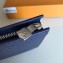 Louis Vuitton Malletier Pochette Voyage Bag Taiga leather Navy Blue M30397