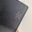 Louis Vuitton Malletier Brazza Wallet Taiga leather Black M30385