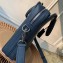 Louis Vuitton Taurillon leather Armand Briefcase MM Bag M55228 Navy Blue