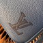 Louis Vuitton Taurillon leather Armand Briefcase MM Bag M55228 Navy Blue