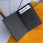 Louis Vuitton Taurillon leather Pocket Organizer Wallet M68209 Black