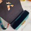 Louis Vuitton Epi Leather Twist MM Bag Green/Blue with Logo Strap