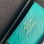Louis Vuitton Epi Leather Twist MM Bag Green/Blue with Logo Strap