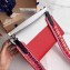 Louis Vuitton Epi Leather Twist MM Bag White/Red/Black with Logo Strap