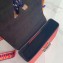 Louis Vuitton Epi Leather Twist MM Bag White/Red/Black with Logo Strap