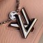 Louis Vuitton Epi Leather Twist MM Bag with Crystal-embellished Chain M55411 Pink