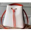 Louis Vuitton Epi Leather NeoNoe MM Bucket Bag M55394 White/Black