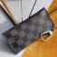 Louis Vuitton Key Holder and Coin Purse M60029 Damier Graphite Canvas