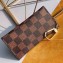 Louis Vuitton Key Holder and Coin Purse M60029 Damier Ebene Canvas
