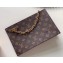 Louis Vuitton Monogram Canvas Chain Clutch Bag with Chain M55646 2020