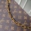 Louis Vuitton Monogram Canvas Chain Clutch Bag with Chain M55646 2020