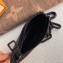 Louis Vuitton Monogram Canvas Pochette Cle Key Pouch M44487 Brown/Black