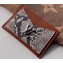 Louis Vuitton Lockme Card Holder N97001 Python Brown