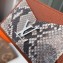 Louis Vuitton Lockme Card Holder N97001 Python Brown
