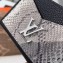Louis Vuitton Lockme Card Holder N97001 Python Black