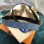 Louis Vuitton Width 3cm Square Circle LV Belt Blue/Gold