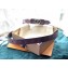 Louis Vuitton Width 3cm Square Circle LV Belt Red/Silver