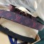 Louis Vuitton Width 3cm Square Circle LV Belt Red/Silver