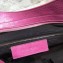Balenciaga Classic City Medium Bag with Logo Strap Fuchsia