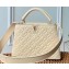Louis Vuitton Monogram Flower Capucines BB Bag M55361 Vanille Ivory