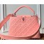 Louis Vuitton Monogram Flower Capucines BB Bag M55534 Pink