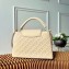 Louis Vuitton Monogram Flower Capucines PM Bag M55366 Vanille Ivory