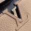 Louis Vuitton Capucines Mini Bag Python Handle and Flap N96265 Beige