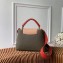 Louis Vuitton Capucines BB Bag M55359 Khaki Green/Beige/Red