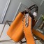 Louis Vuitton Capucines Mini Bag Python Handle and Flap N97076 Yellow