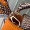 Louis Vuitton Capucines Mini Bag Python Handle and Flap N97076 Yellow