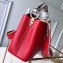 Louis Vuitton Capucines Mini Bag Python Handle and Flap N97074 Red