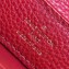 Louis Vuitton Capucines Mini Bag Python Handle and Flap N97074 Red