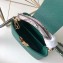 Louis Vuitton Capucines Mini Bag Python Handle and Flap N97075 Green